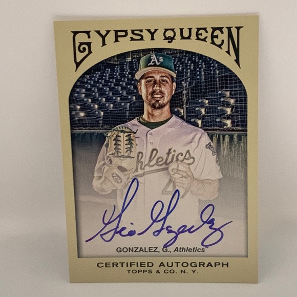 2011 TOPPS GYPSY QUEEN GIO GONZALEZ A's Auto #GQA-GG (013) - Picture 1 of 2